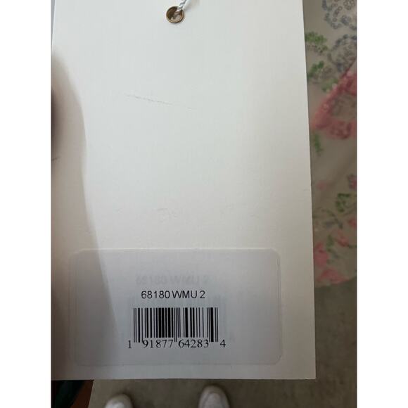 NWT Mac Duggal 2 Sequined Floral Corseted Sheer Sweetheart Long Cream Gown 68180 - Picture 6 of 8